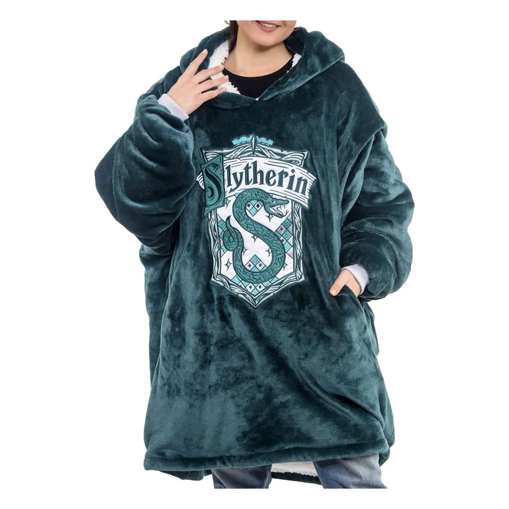 Harry Potter Slytherin Oversized Hoodie Blanket Fantasy Product Shelf Display
