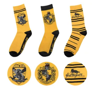 Movie Model Harry Potter Strumpor 3-Pack Hufflepuff