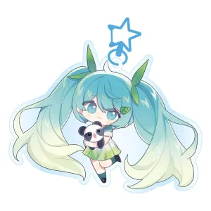 Small Fashion Hatsune Miku Akryl Nyckelring Kawaii V?rtid