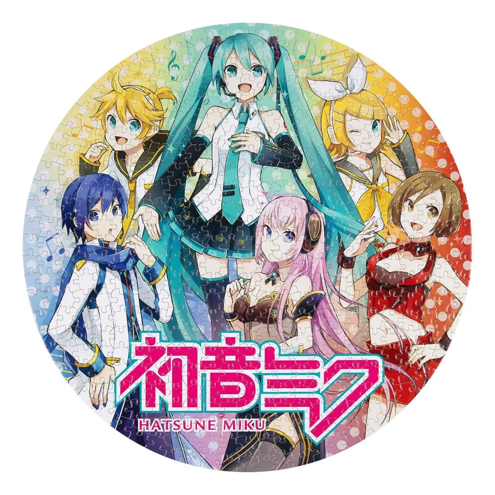 Hatsune Miku Rund Jigsaw Puzzle 500 Bitar Little Glance