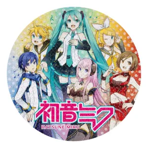 Hatsune Miku Rund Jigsaw Puzzle 500 Bitar Little Glance
