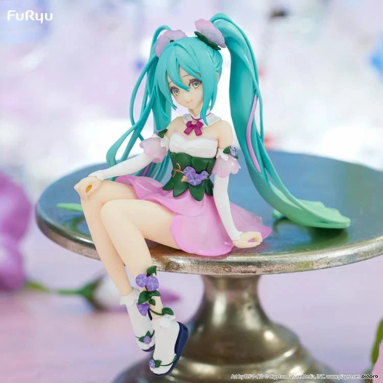 Scandinavian design Limited Hobby Hatsune Miku Noodle Stopper Figure Flower Fairy Morning Glory Pink Color ver