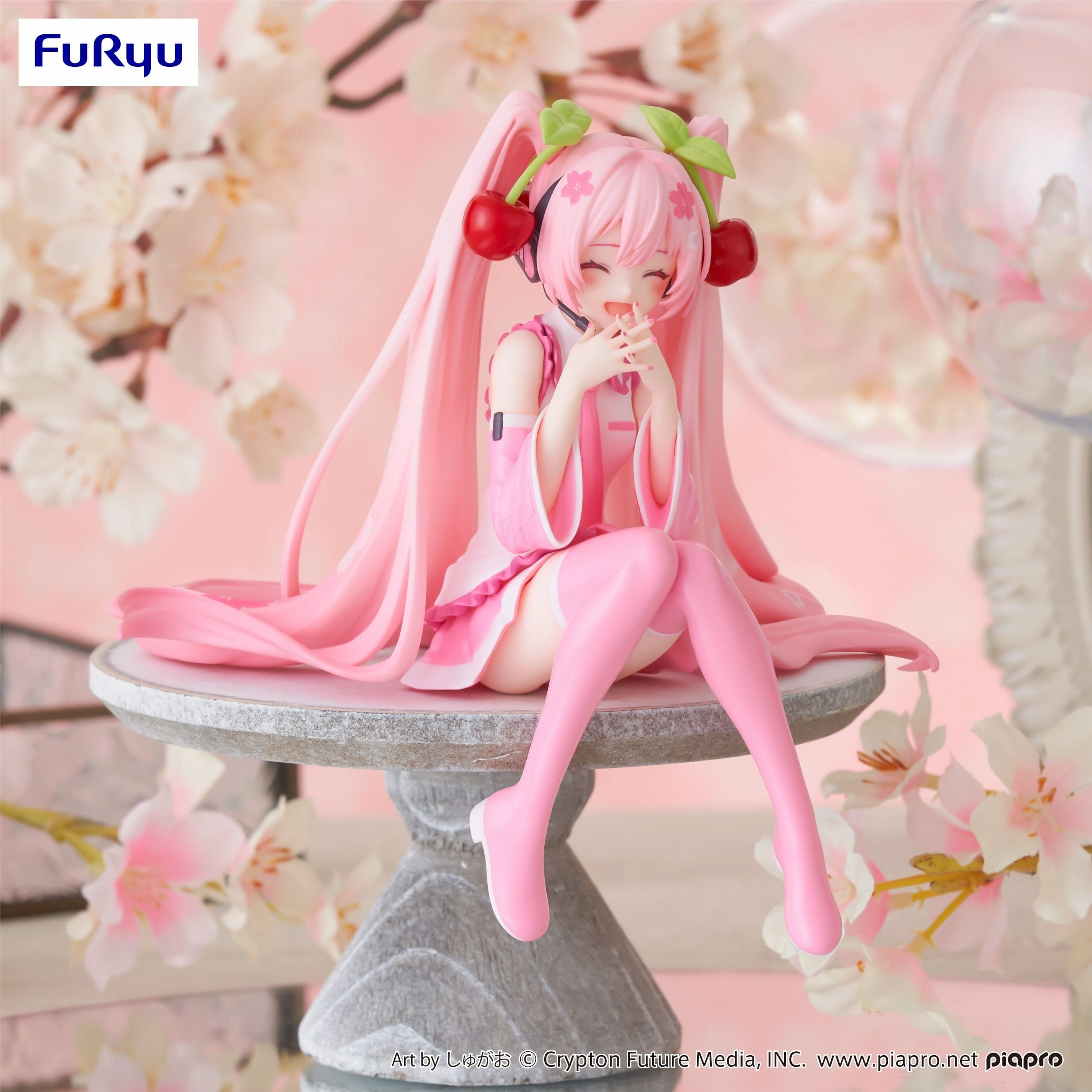 Hatsune Miku Noodle Stopper Figure Sakura Miku 2023 Smile ver Licensed Product