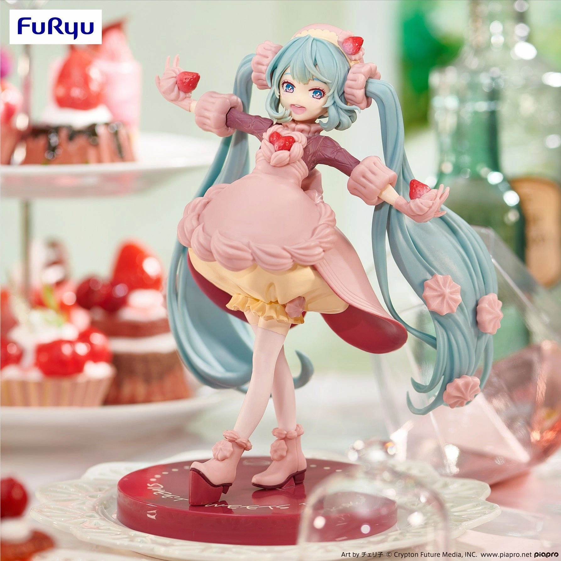Hatsune Miku SweetSweets Series Figure Strawberry Chocolate Short (rerun) Exhibition Piece Beginner Friendly