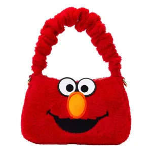 Contemporary Home Sesame Street Loungefly Plush Crossbody Elmo