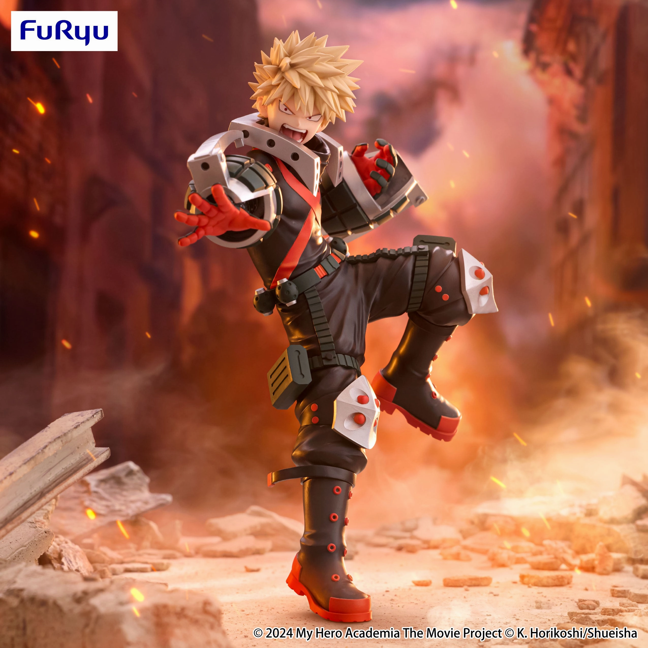 My Hero Academia: You're Next Trio-Try-iT Figure Katsuki Bakugo Posable Model Art Collectible