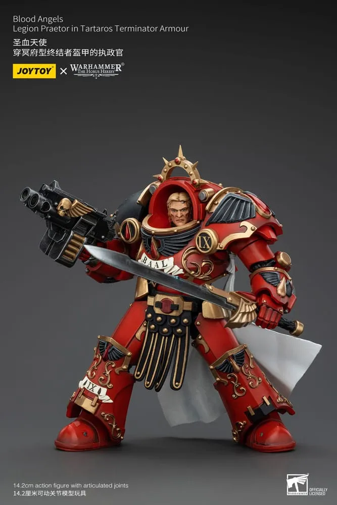 Warhammer The Horus Heresy Actionfigur 1/18 Blood Angels Legion Praetor Hologram Projector Sharing Practice