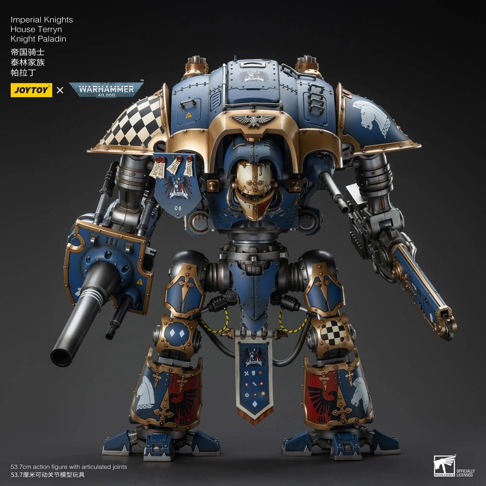Neural Connection Weighing Scale Warhammer 40k Action Figur 1/18 Imperial Knights House Terryn Knight Paladin 54 cm
