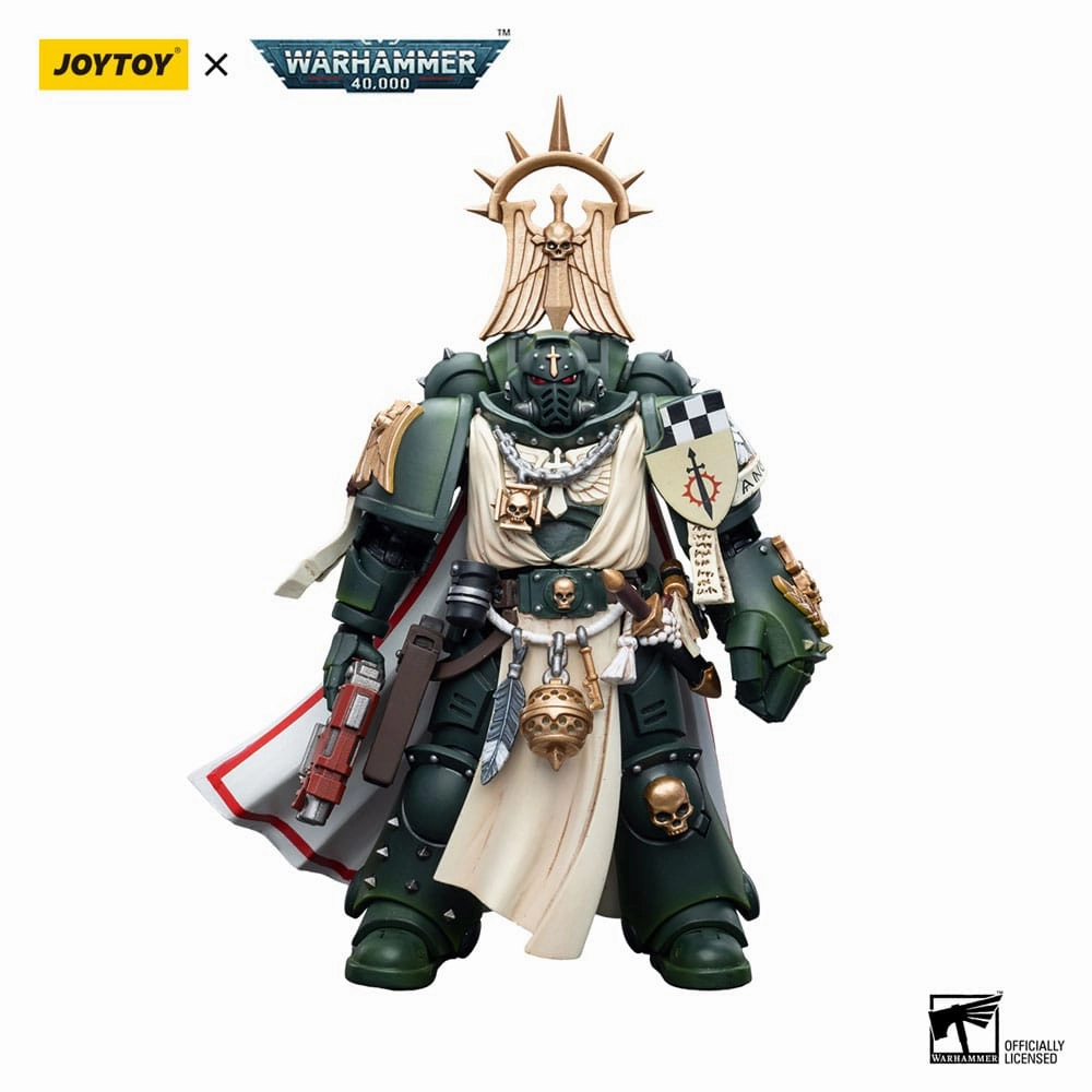 Cosmic Ray Warhammer 40k Actionfigur 1/18 Dark Angels M?stare med Power Fist - 12 cm