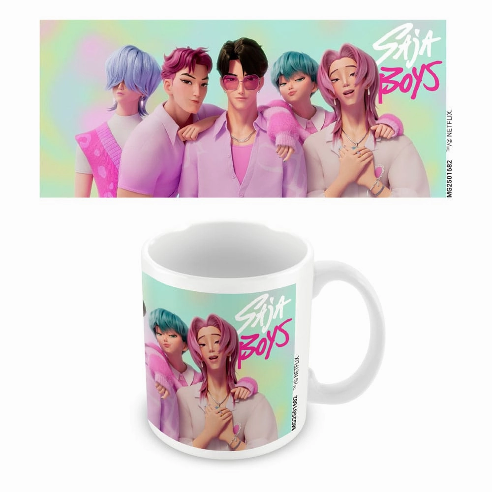 Fantasy Item KPop Demon Hunters Mug Saja Boys - H?gkvalitativ Keramisk Mugg