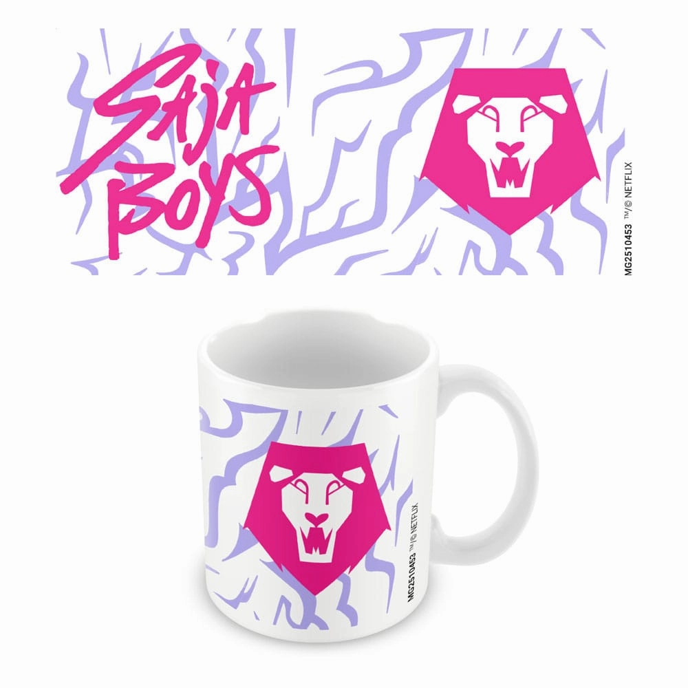 Traditional Craft KPop Demon Hunters Mug Saja Boys Logo