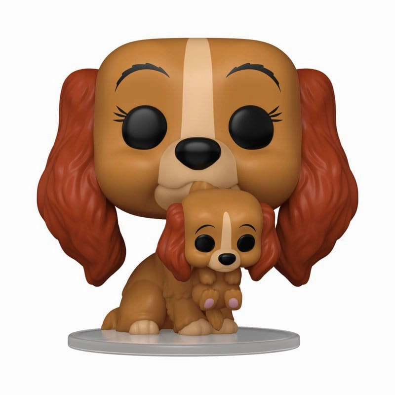 Lady and the Tramp POP! Disney Vinyl Figure Lady med valp 9 cm Collectible Article