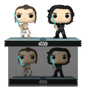 Star Wars POP! Movie Moments Vinyl Bobble-Head 2-Pack Kylo & Rey 9 cm Collectible Collection