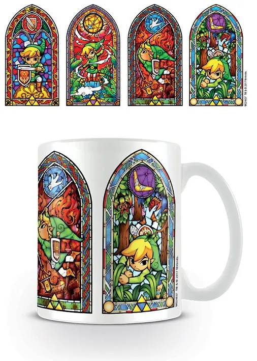 Designer Unit Legend of Zelda Mug Stained Glass - H?gkvalitativ Keramisk Mugg