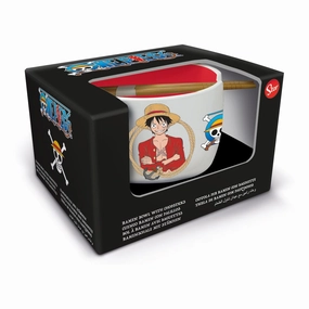 Historical Inspired Gigantic Artist One Piece Ramen Bowl with Chopsticks Classic
