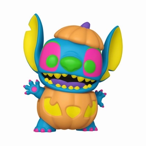 Lilo & Stitch POP! Disney Vinyl Figur Blacklight Pumpkin Stitch 9 cm Independent Artist Extinct Creature