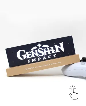 Genshin Impact LED-Ljus Logotyp 22 cm Cultural Gift Art Goods