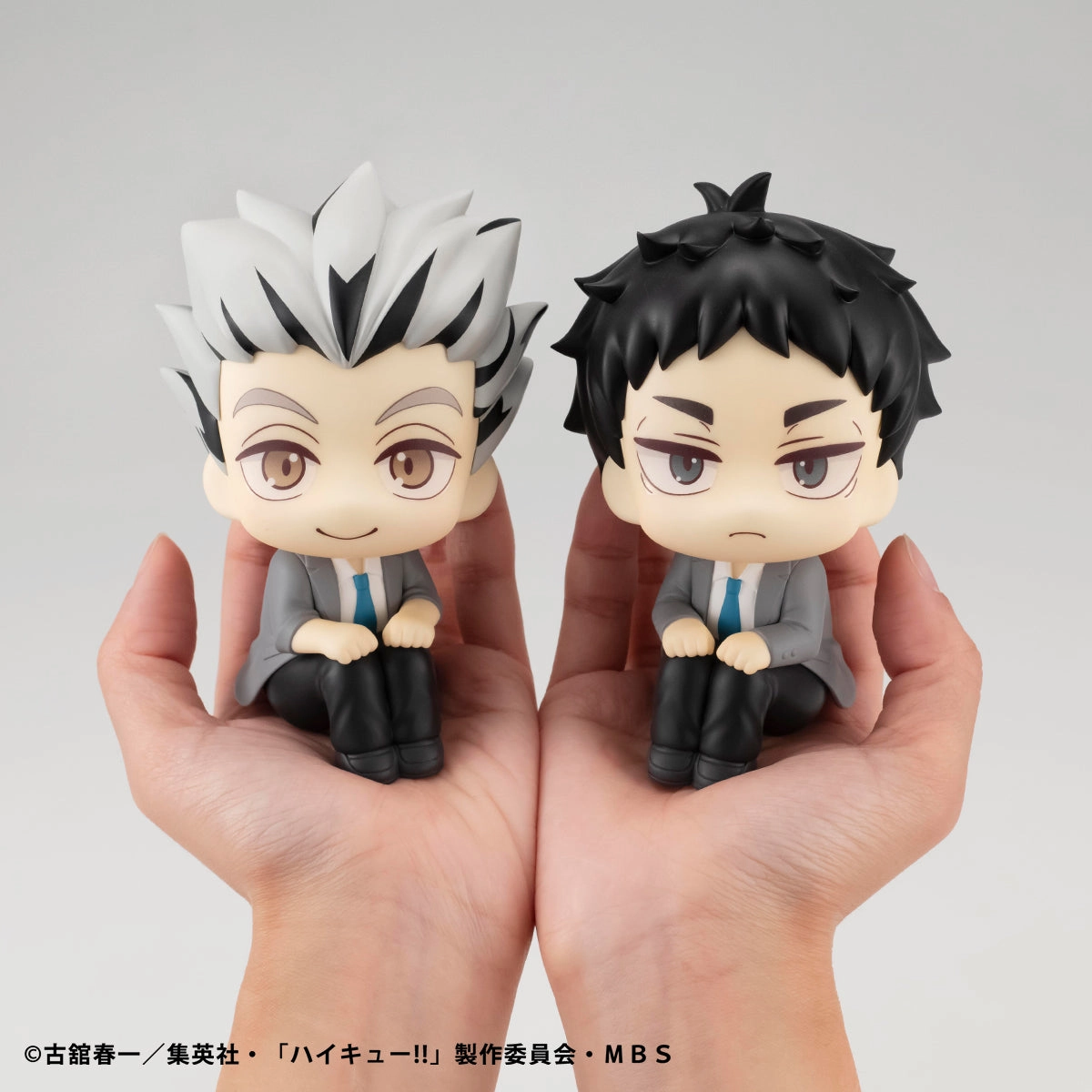 LOOK UP SERIES HAIKYU !! Kotaro Bokuto & Keiji Akaashi Set??with gift: Cushion?? Staff Pick Light Up Feature