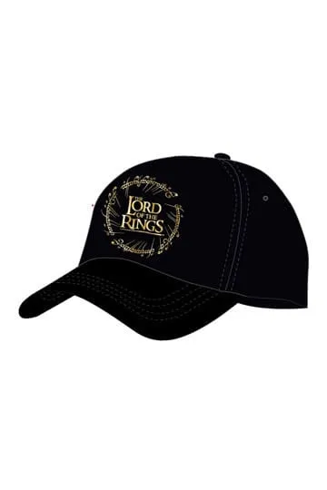 Lord of the Rings B?jd Bill Cap med Guld Logotyp Fairytale Character