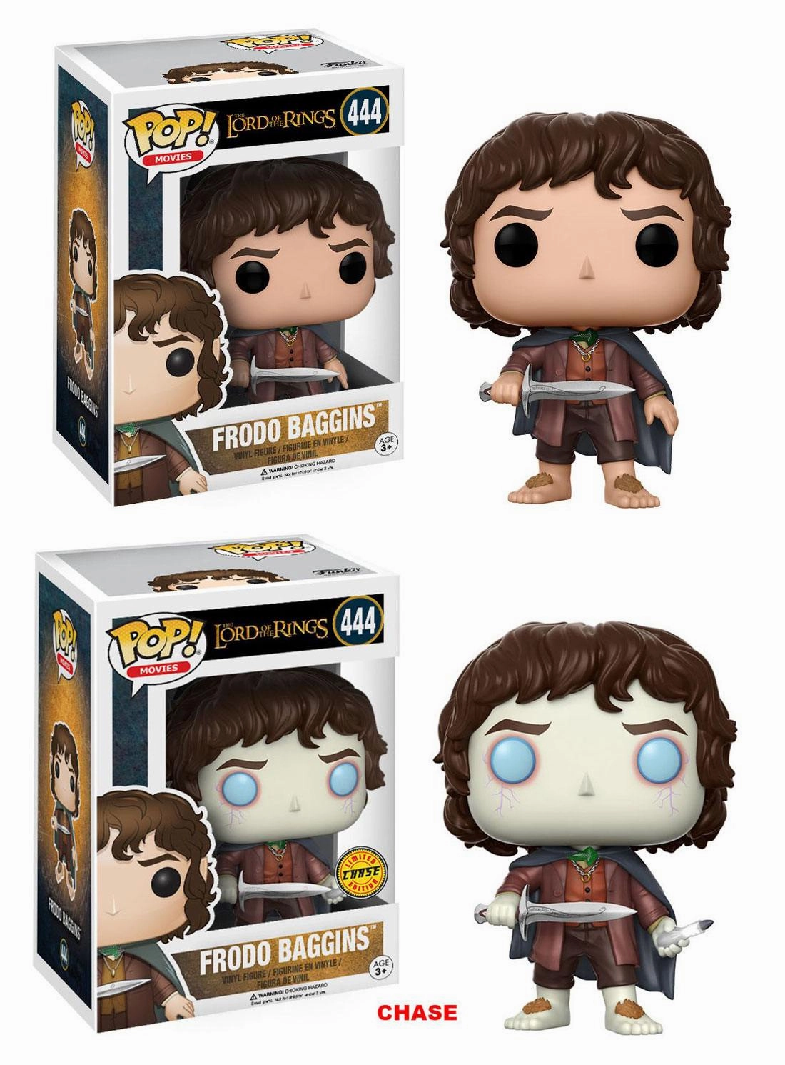 Rare Edition Lord of the Rings POP! Figur Frodo Baggins 9 cm - Sortiment (6)