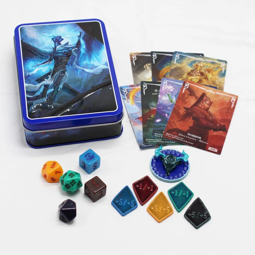 Magic the Gathering Dice and Token Pack Tarkir Dragonstorm PVC Goods Forest Creature