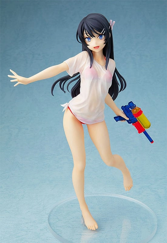 Mai Sakurajima Water Gun Date Ver 1/7th Scale Figure (Rerun) Durable Material Chibi Showcase
