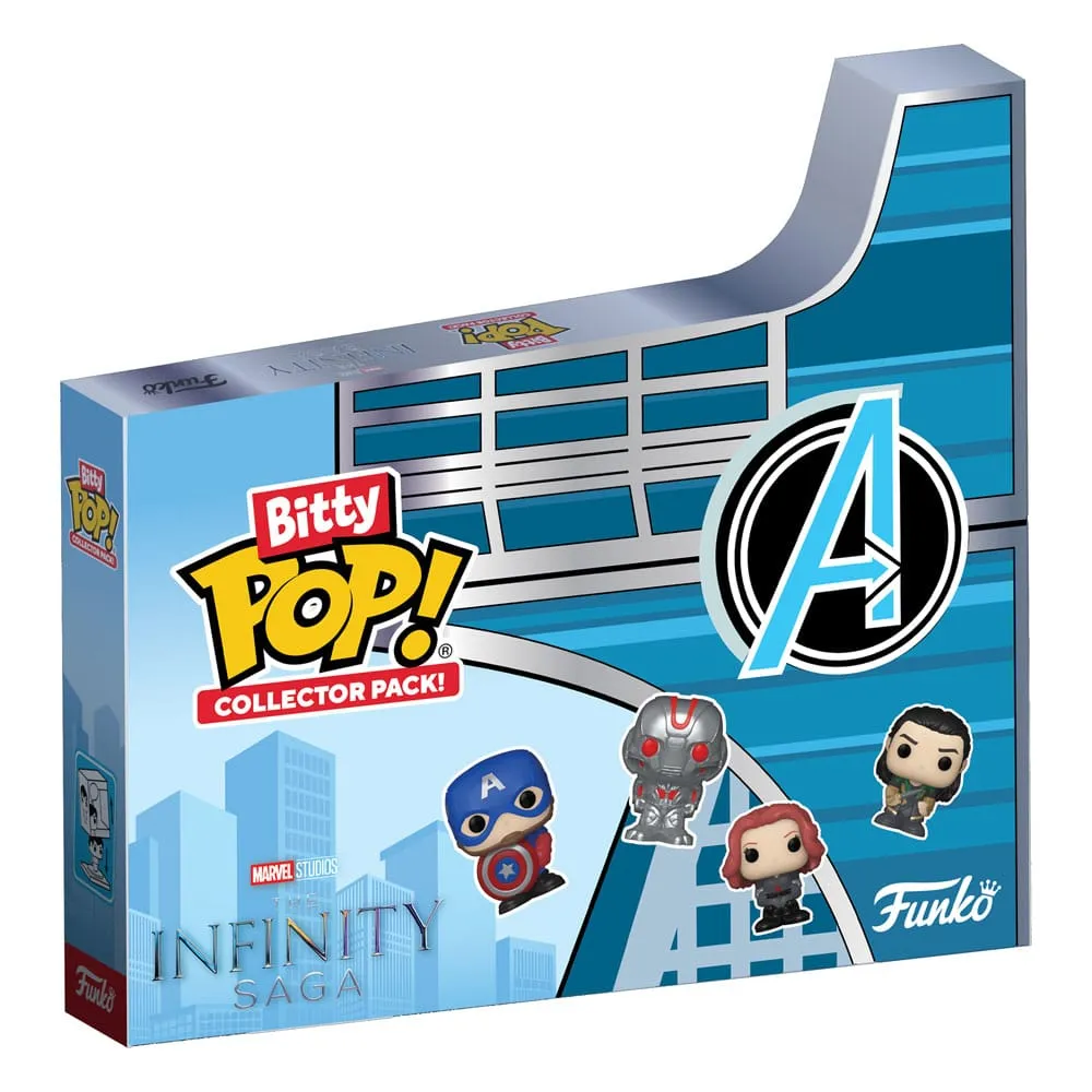 Vinyl Goods Marvel Bitty POP Figur 12-Pack Infinity Saga 2,5 cm