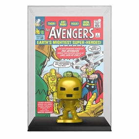 Marvel POP! Comic Cover Vinyl Figure Avengers #1 9 cm Manga Character Streaming Decor