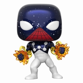Static Pose Marvel POP! Comics Vinylfigur Captain Universe Spider-Man Exklusiv 9 cm
