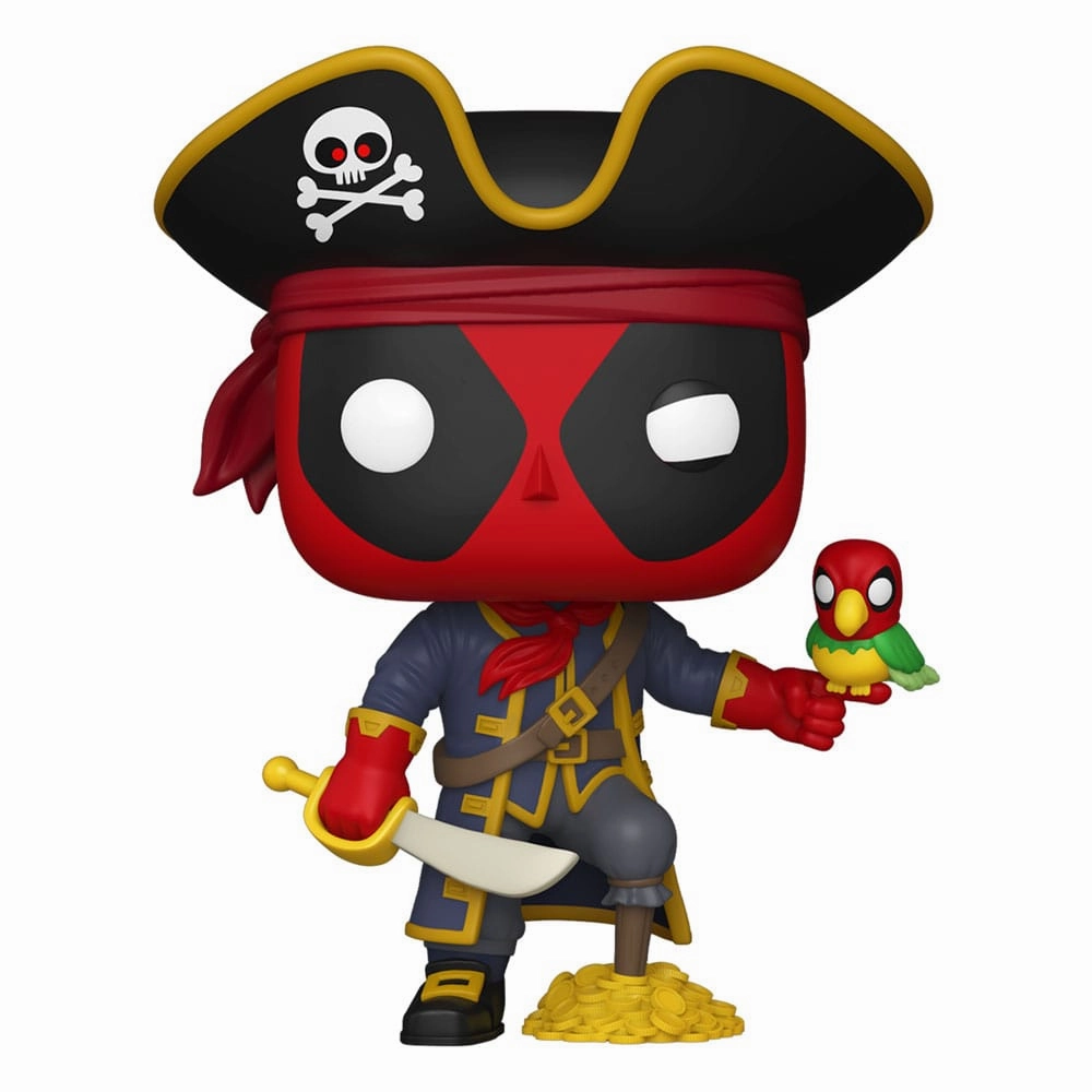 Creative Display Marvel POP! Plus Figur Deadpool som Long John Silver 9 cm