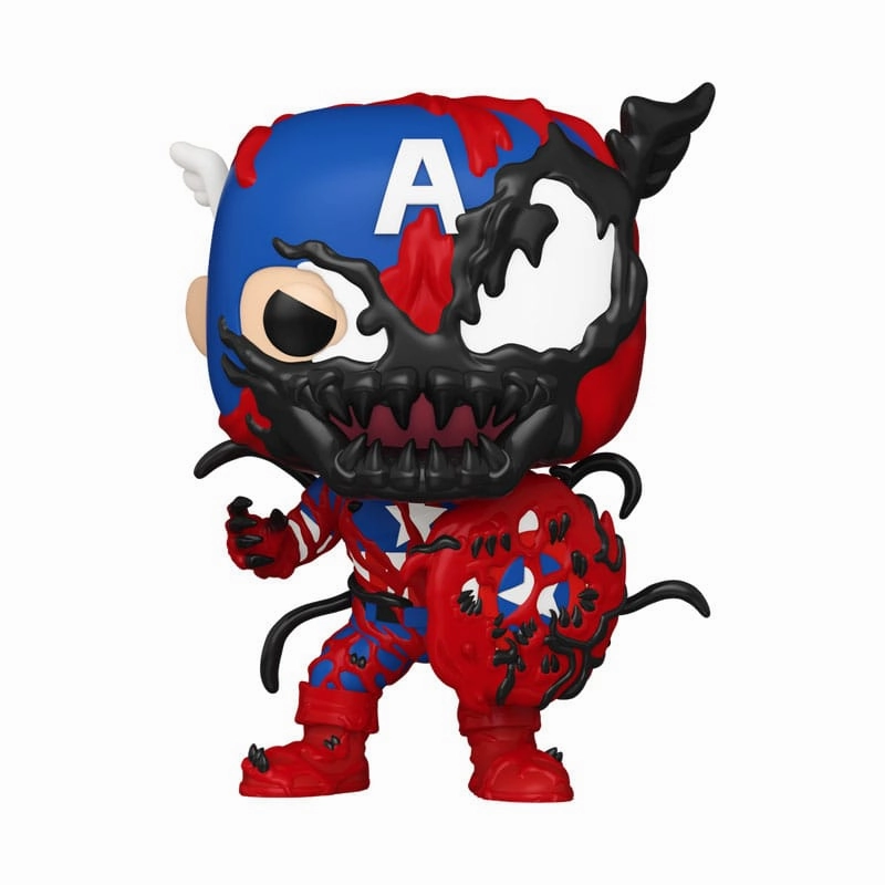 Character Display Marvel POP! Vinyl Figur Carnageized - Captain America 9 cm