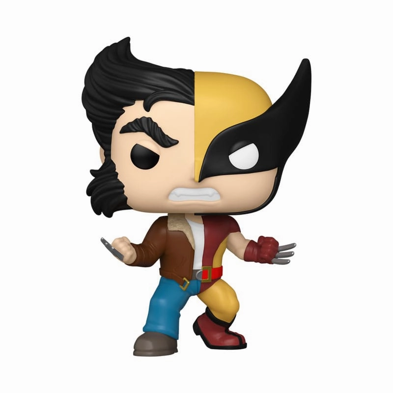 Pride And Joy Marvel POP! Vinyl Figur Split - Wolverine/Logan 9 cm