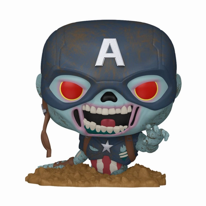 Marvel Zombies POP! Marvel Figur Captain America 9 cm Business gift Gaming Creation