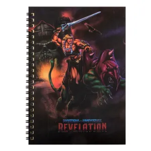 Masters of the Universe - Revelation: He-Man med Battle Cat Anteckningsbok World Heritage Limited Art
