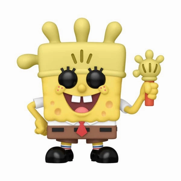 Character Showcase Regional Specialty SpongeBob SquarePants 25-?rsjubileum POP! Vinyl Figur SB med Handske Lampa 9 cm