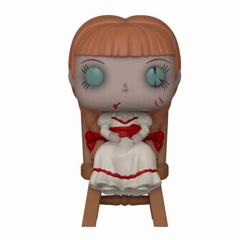 The Conjuring POP Movies Figur Annabelle i Stol 9 cm Book Character Valuable Collectible