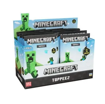 Luxury Decor Minecraft 3D-Toppeez 6cm Sortiment (24 st)