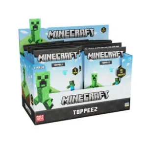 Luxury Decor Minecraft 3D-Toppeez 6cm Sortiment (24 st)