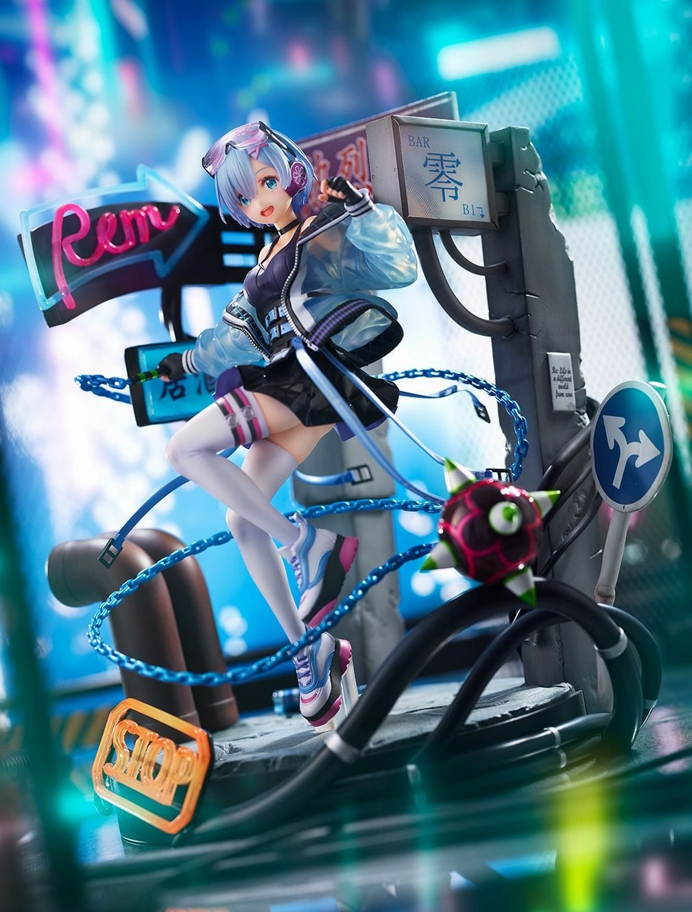 Community Pick Rem Neon City Ver 1/7th Scale Figure