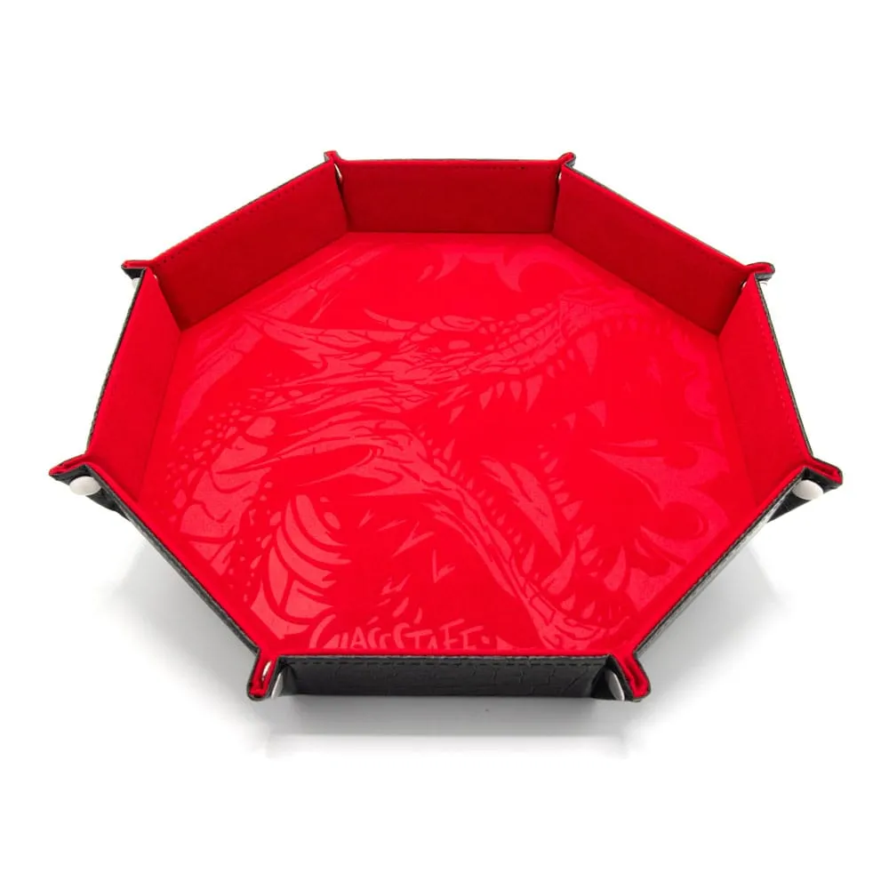 Collectible Goods Action Art CritStones F?llbar T?rningsbricka Drakskinn XL R?da