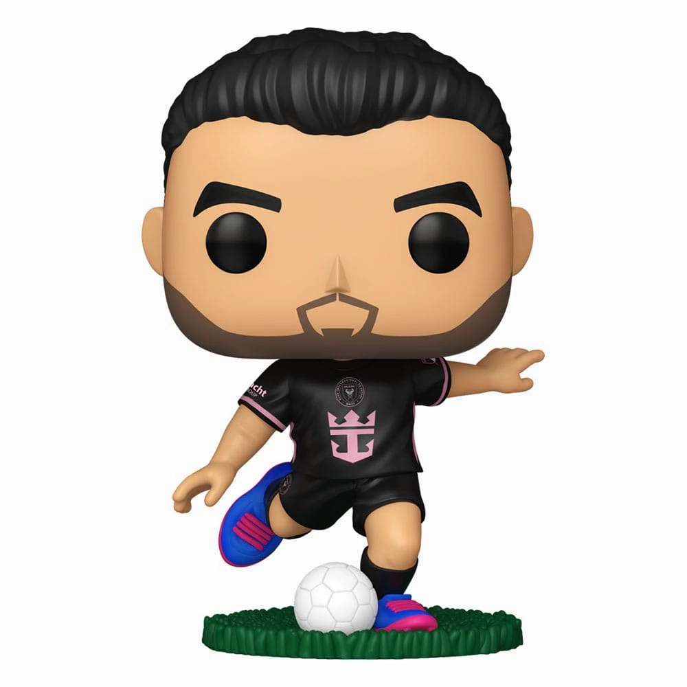 MLS POP! Sports Vinyl Figur Inter Miami - Sergio Busquets (Borta) 9 cm Office Desk Toy Movie Sculpture