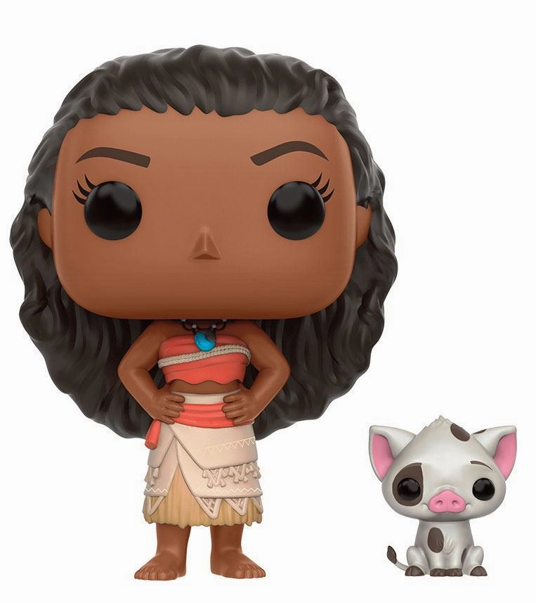 Action Model Gaming Creation Moana POP! Disney Vinyl Figur ?C Moana & Pua 9 cm