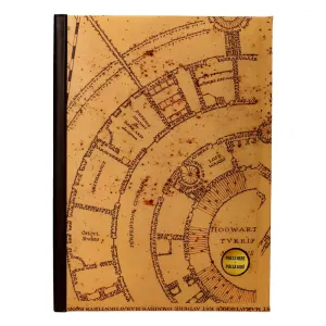 Harry Potter Anteckningsbok med Ljus Marauder's Map Movie Showcase app connected