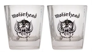 Motorhead Whiskey Shot Glasses 2-Pack Themed Decor