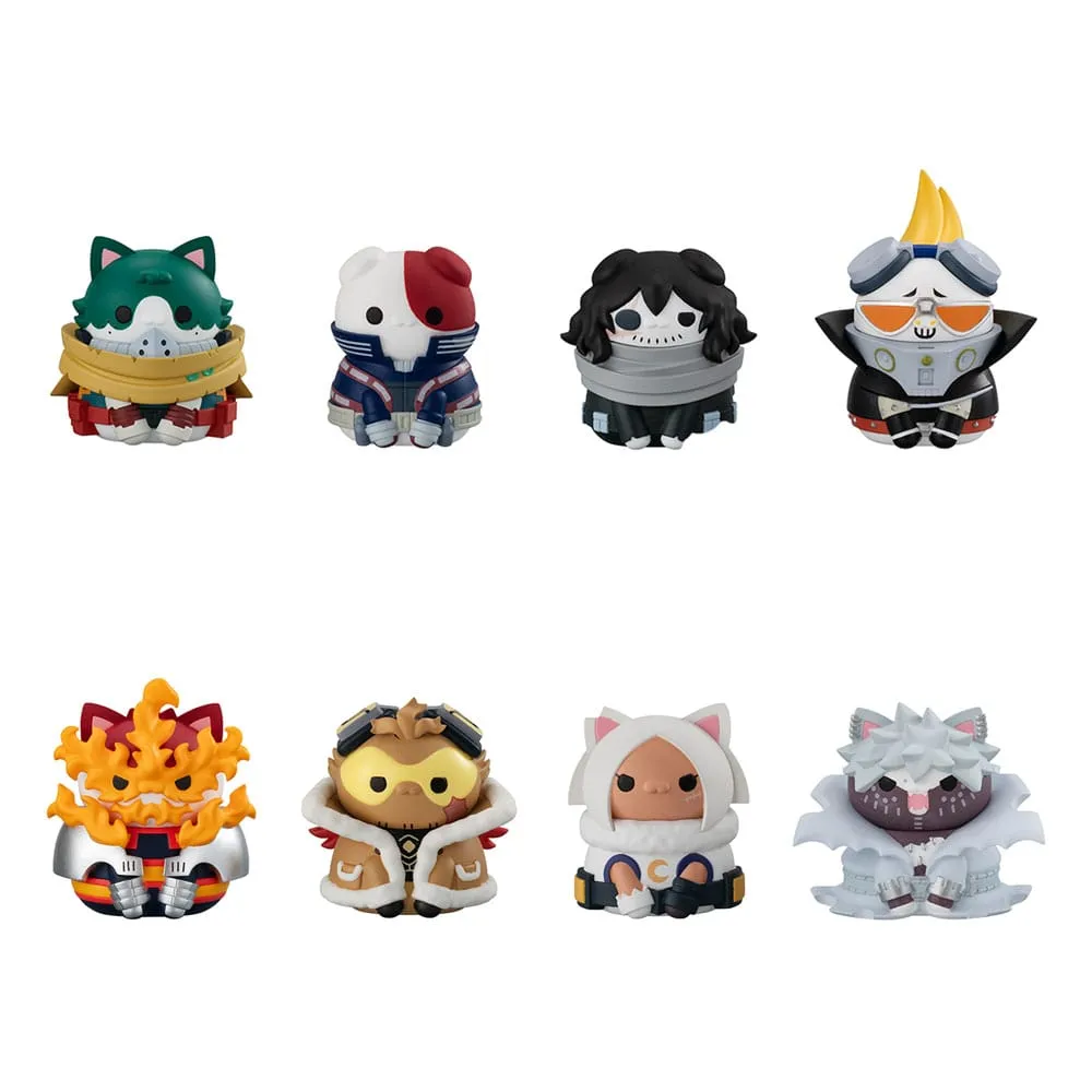 My Hero Academia Mega Cat Project Heroaca Cats No.01 - 3 cm Assortment (8) Custom Paint Hobby Kit