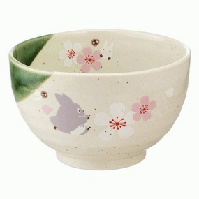 My Neighbor Totoro Mino Bowl Totoro Sakura Small - Officiellt Licensierad Keramiksk?l Small Parcel