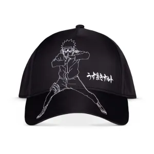 Original Box Top Rated Naruto Shippuden Baseball Cap - Naruto Black & White
