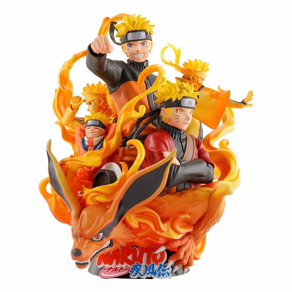 Naruto Shippuden Petitrama DX PVC Mini Staty Naruto 01 15 cm Tiny Logo