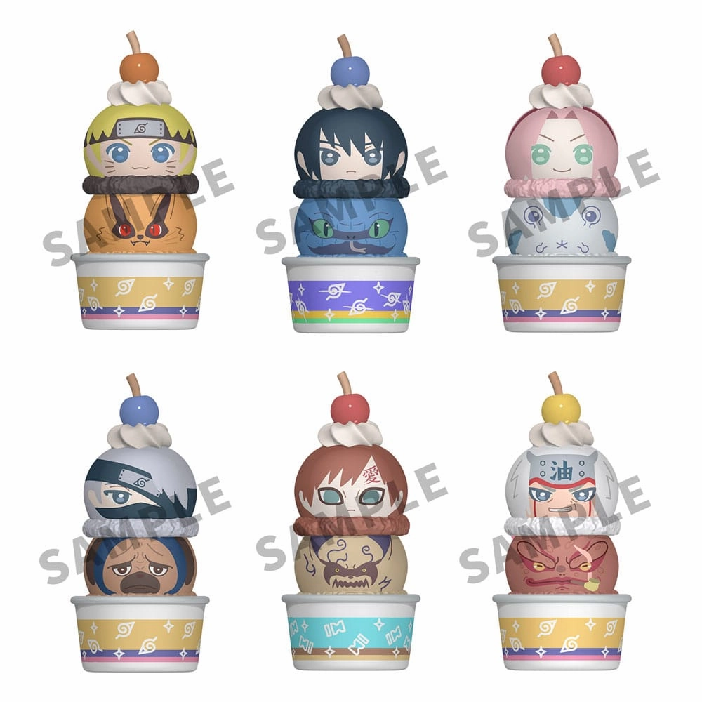 Small Brute Small Setup Naruto Shippuden Tsumichen Stapla & Byt Trading Figur 6-Pack 8 cm (med g?va)