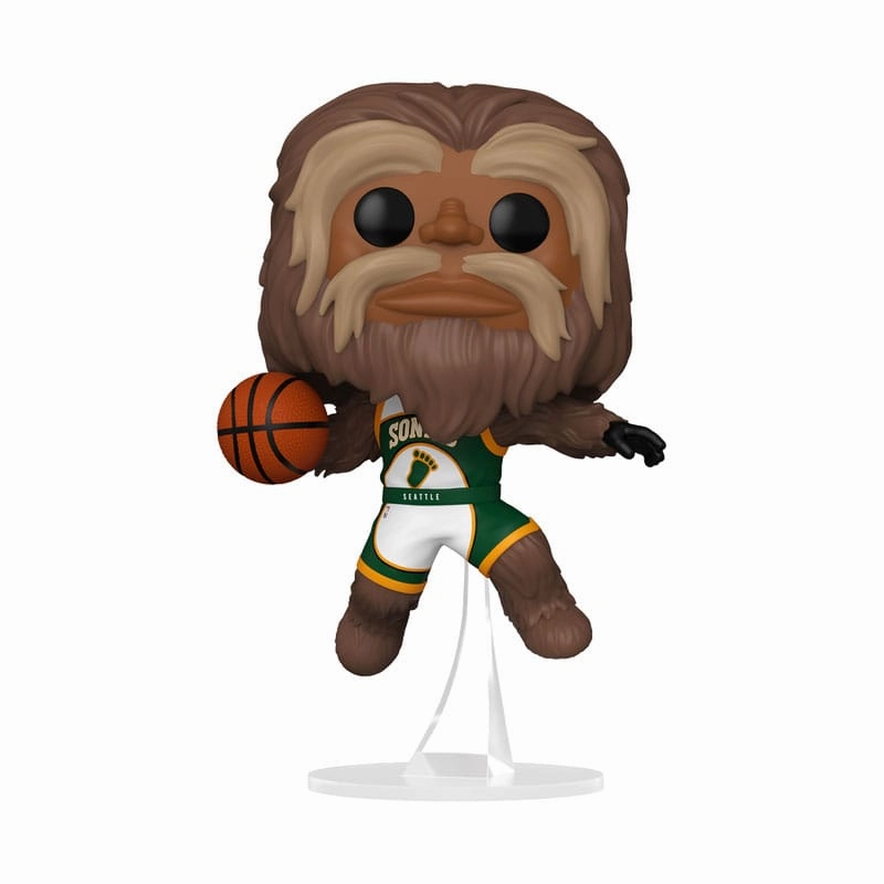 NBA Legends POP! Sports Figur Mascots Sonics - Sasquatch 9 cm Manga Character